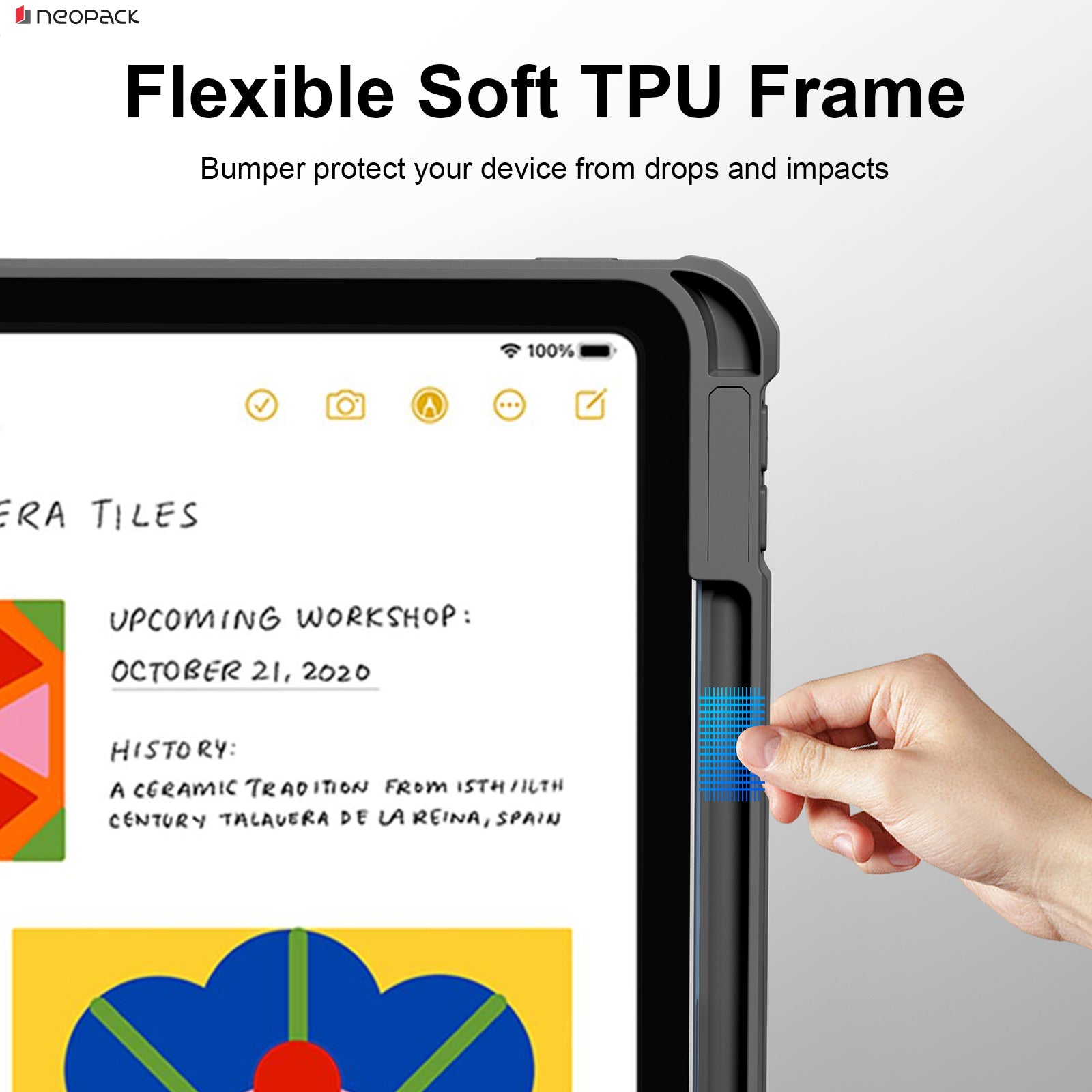 Delta Case with Apple Pencil Holder for iPad Pro 11