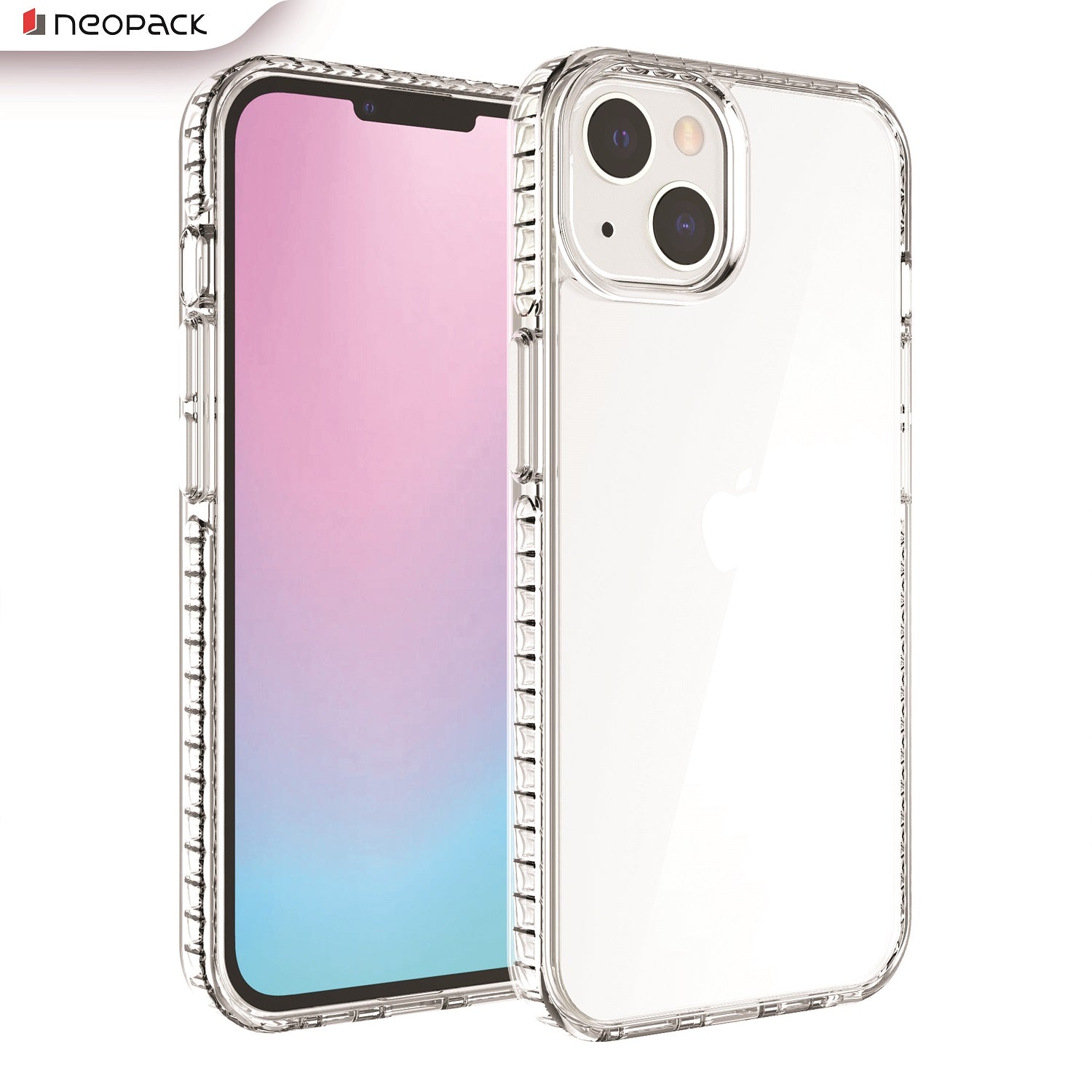 Clear Shockproof Hybrid Case for iPhone 13 Pro (Transparent)