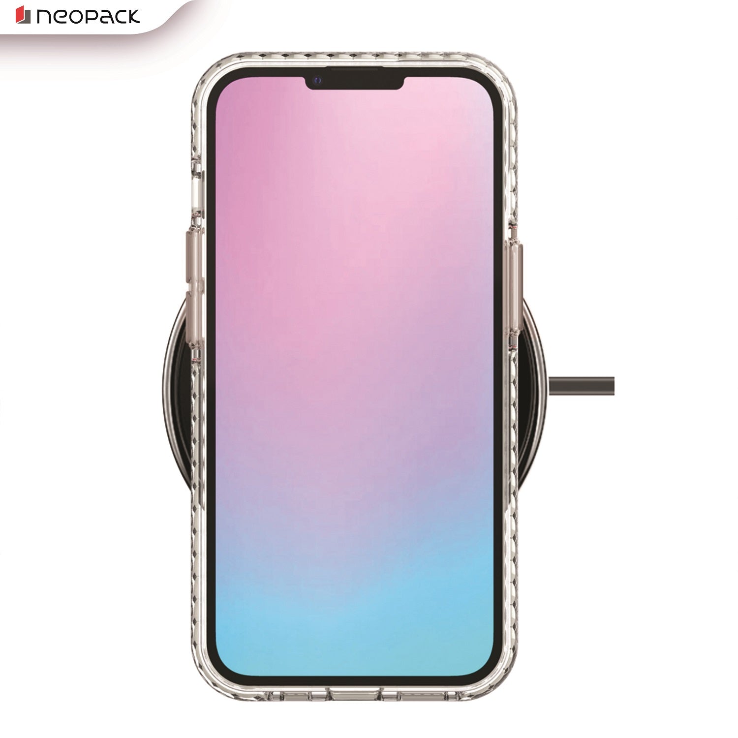 Clear Shockproof Hybrid Case for iPhone 13 Pro (Transparent)