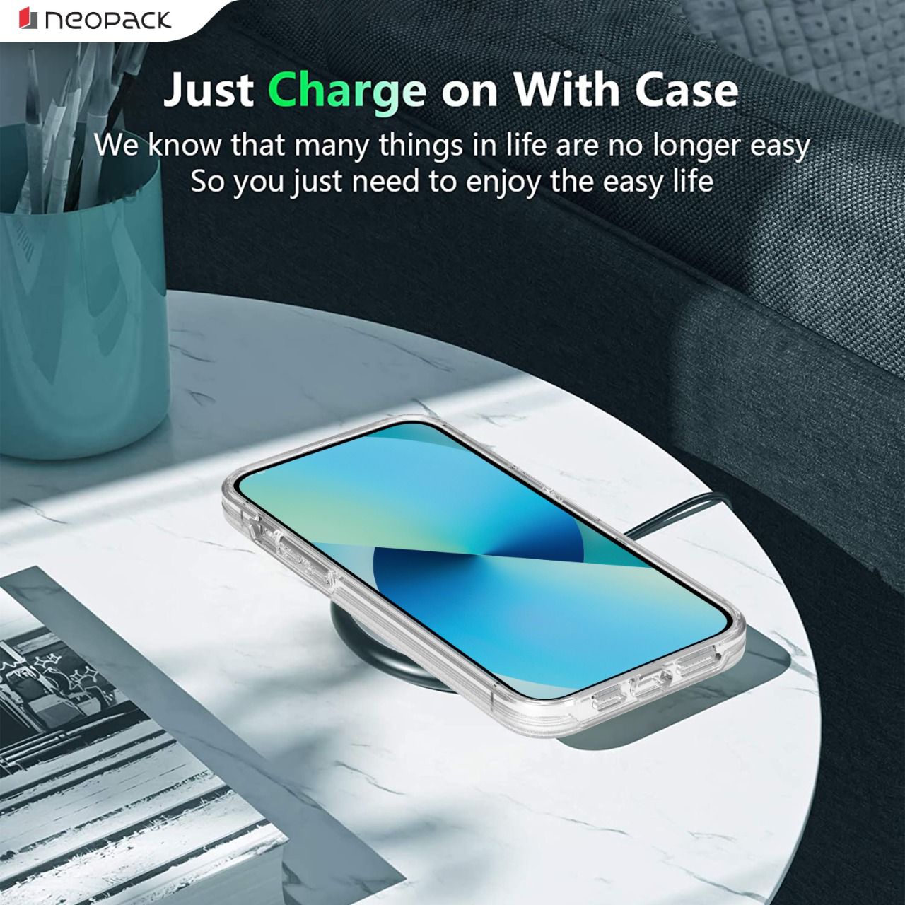 Drop Tested Hybried Case for iPhone 14 Pro (Clear)