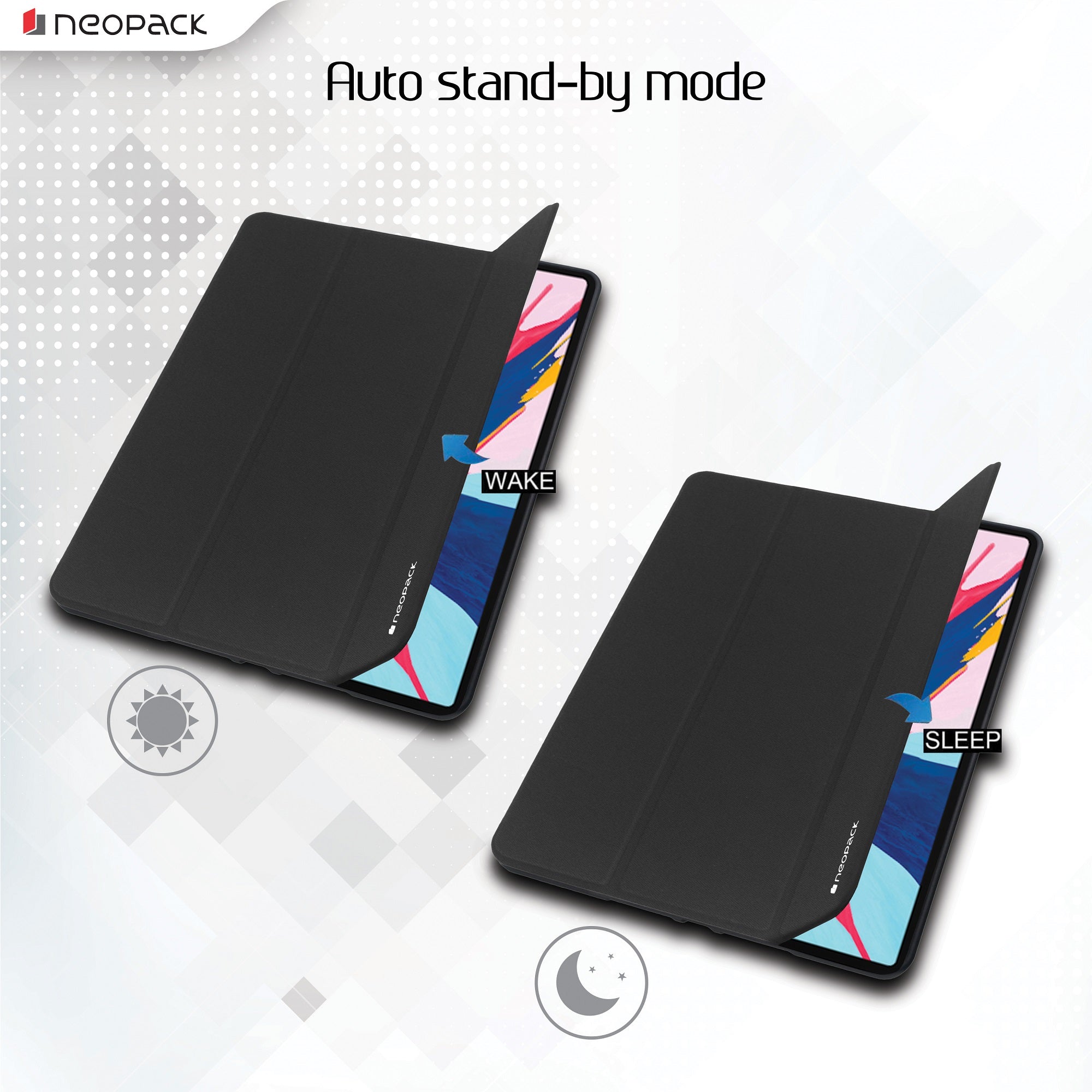 Delta Case with Apple Pencil Holder for iPad 9.7