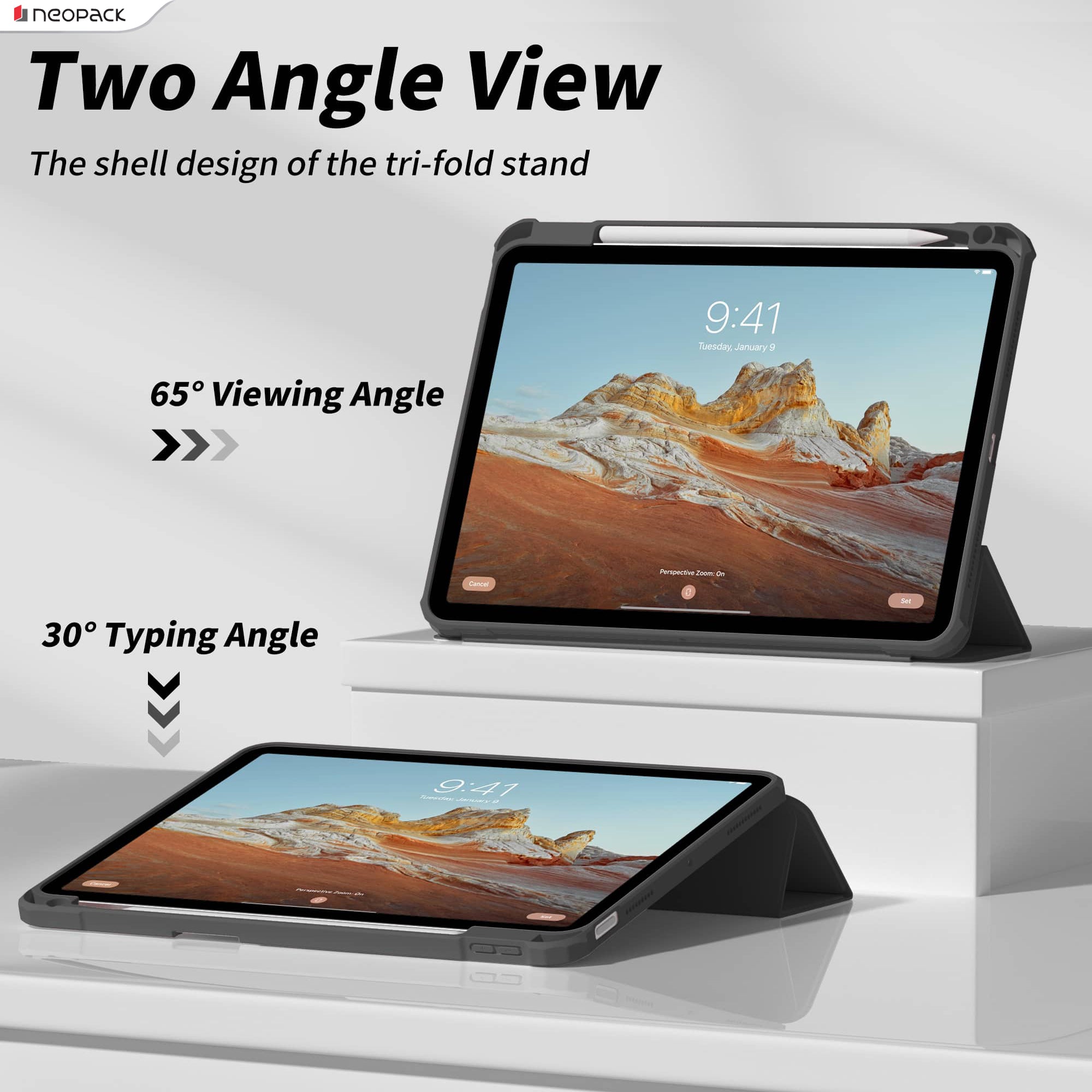 Delta Case with Apple Pencil Holder for iPad Air 11