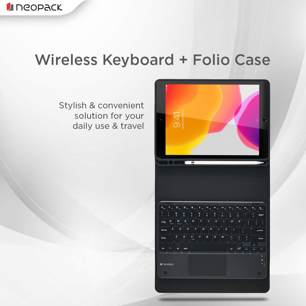 Keyboard Folio Case with Trackpad for iPad 10.2