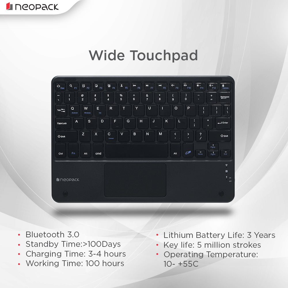 Keyboard Folio Case with Trackpad for iPad 10.2