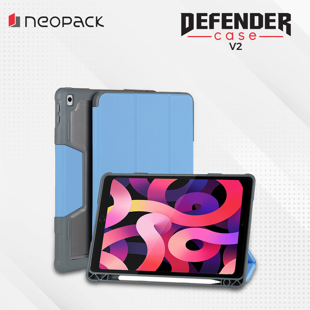 Drop Tested Defender Case with Pencil Holder for iPad 10.2