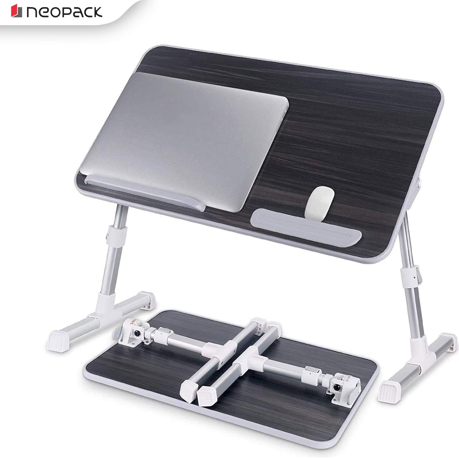Ergonomic Laptop Table with Foldable Legs (Fits: 13