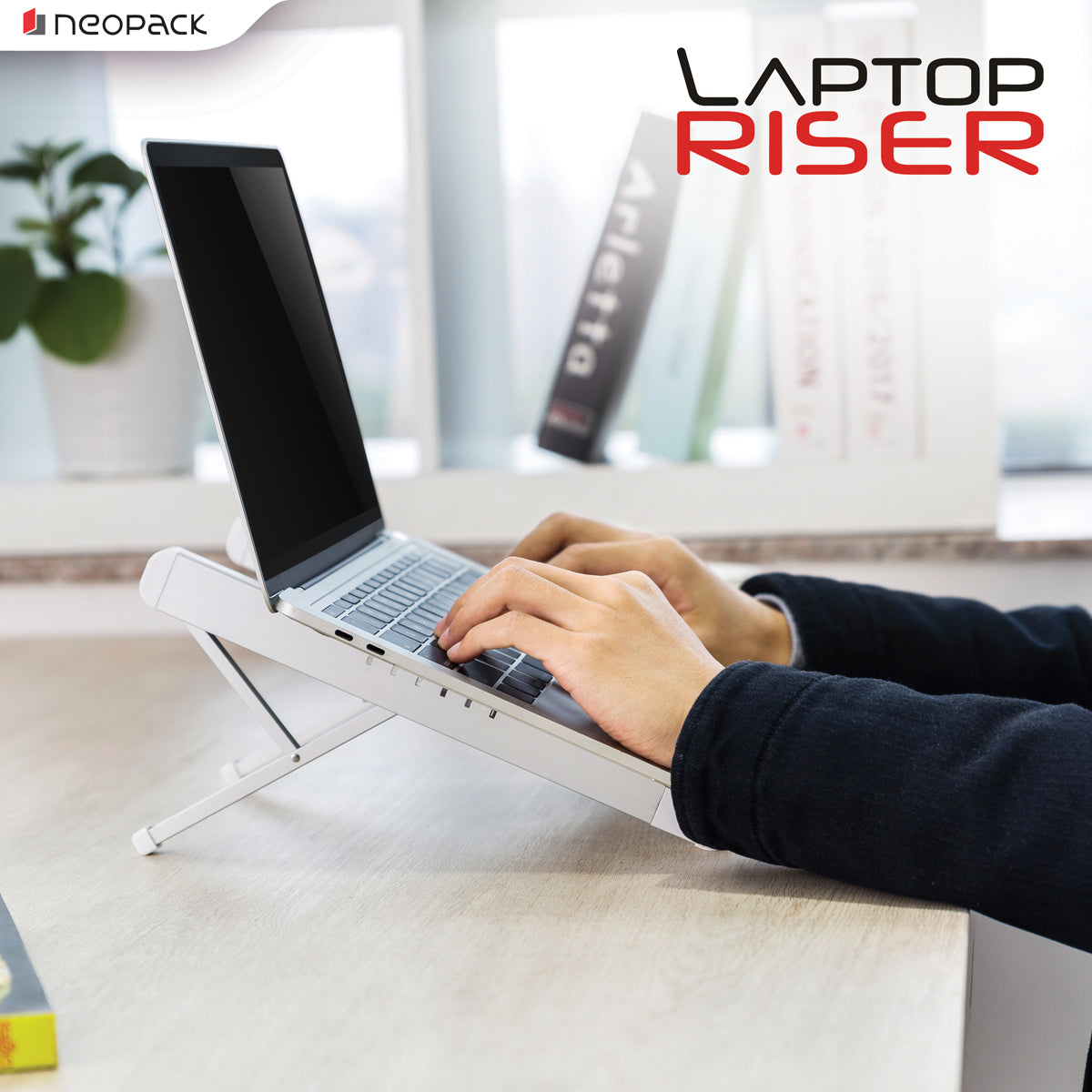 Portable Aluminum Laptop Riser for 13