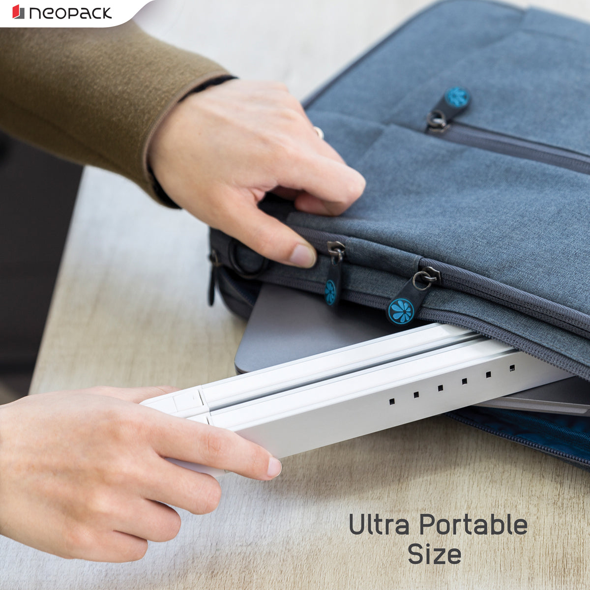 Portable Aluminum Laptop Riser for 13