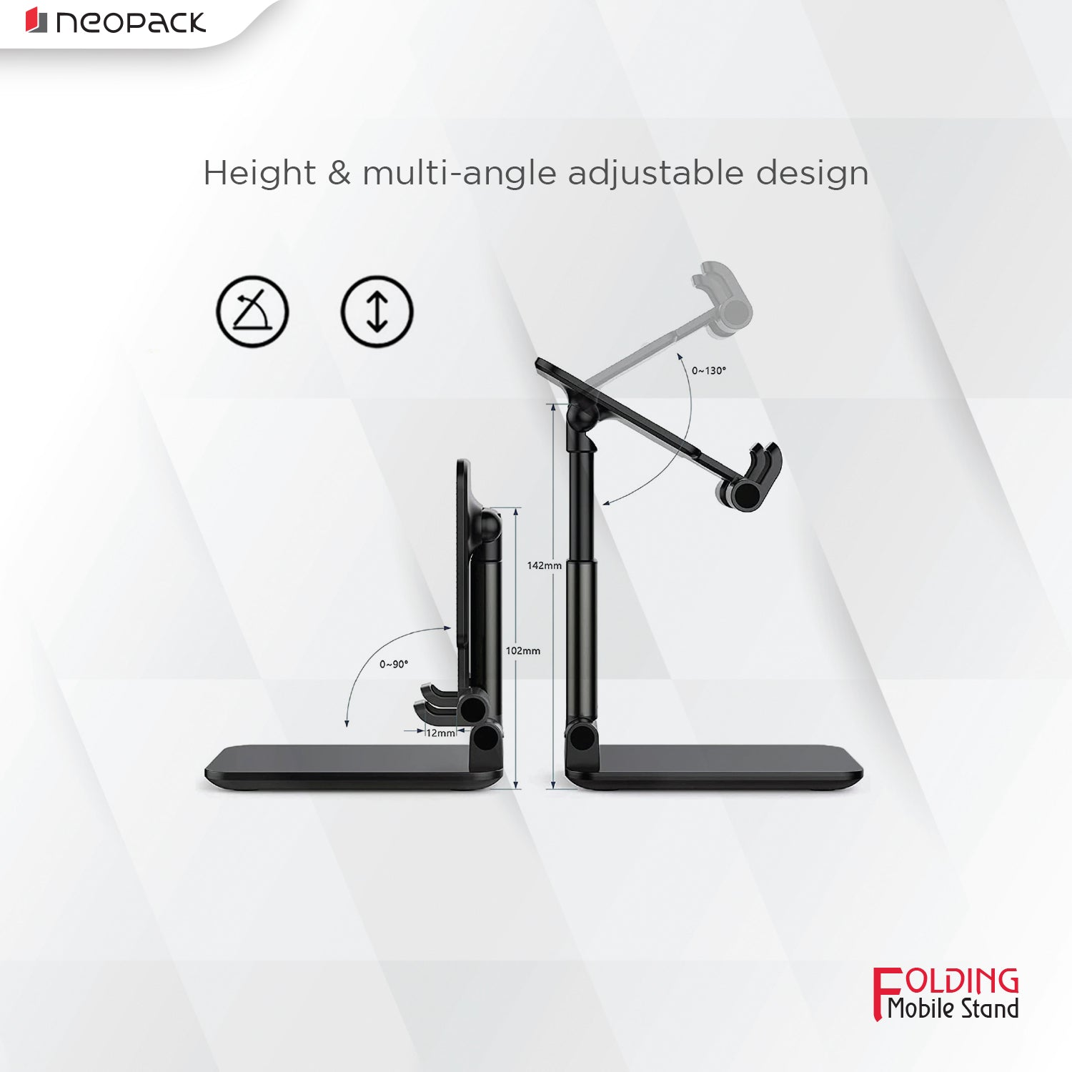 Foldable Mobile Stand For All 4-10