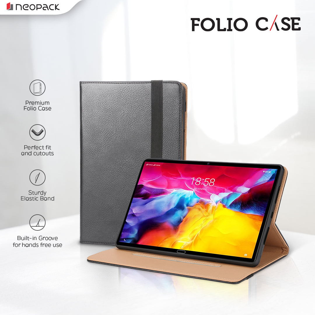 Folio Case with Hand Strap for Samsung Galaxy Tab A9 Plus - 11 inch (SM-X210, SM-X215, SM-X216B)