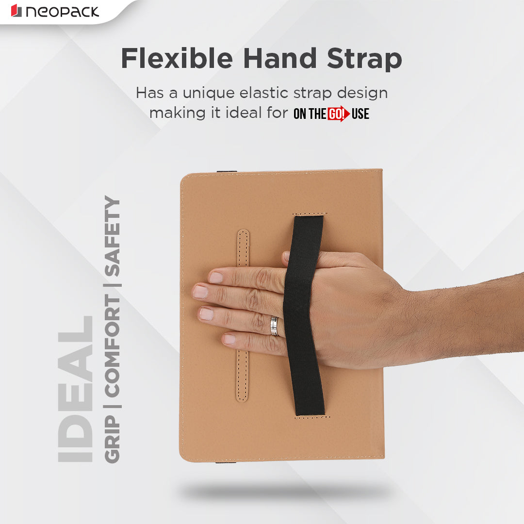 Folio Case with Hand Strap for Samsung Galaxy Tab A9 Plus - 11 inch (SM-X210, SM-X215, SM-X216B)