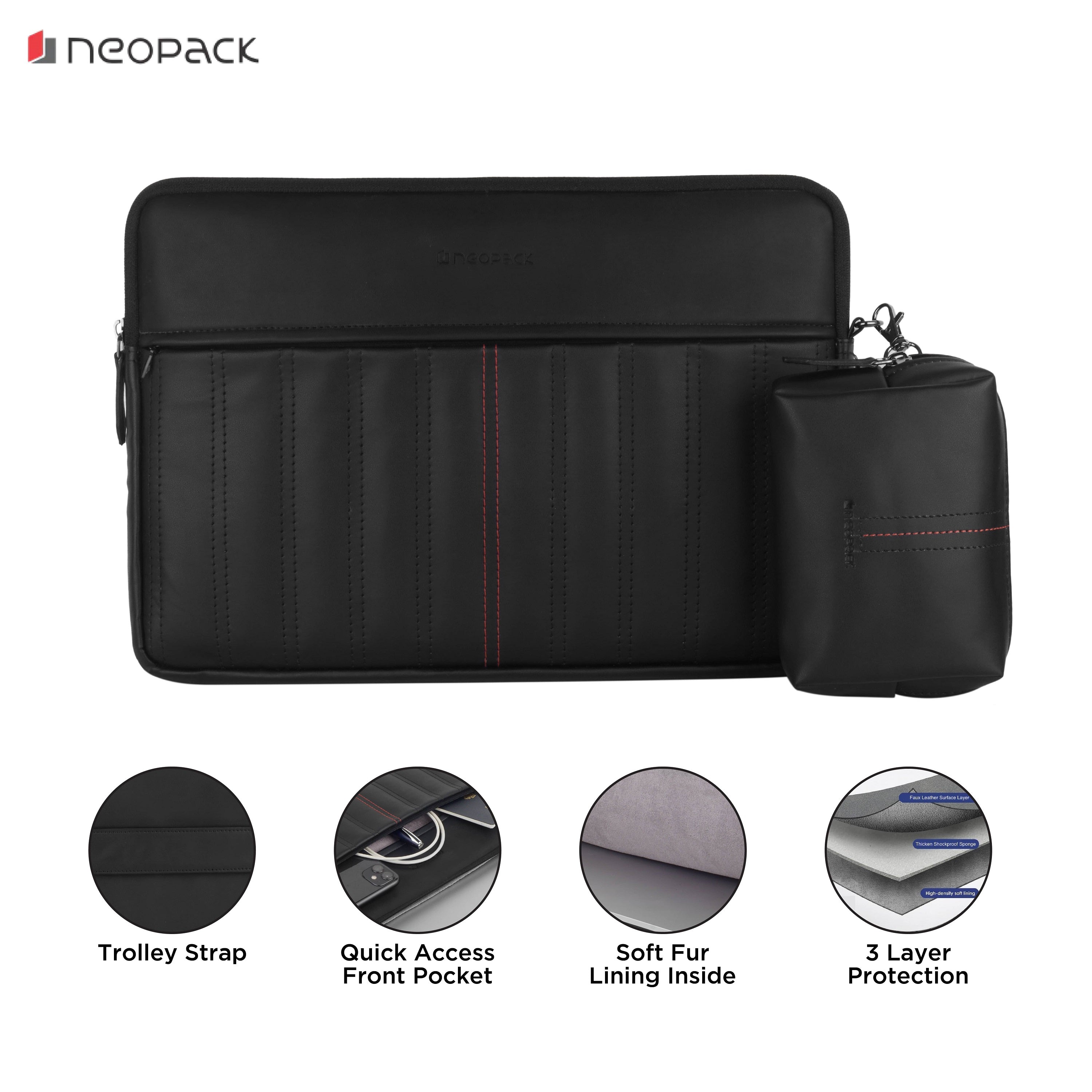Stanley Sleeve with Pouch for Upto 14.2