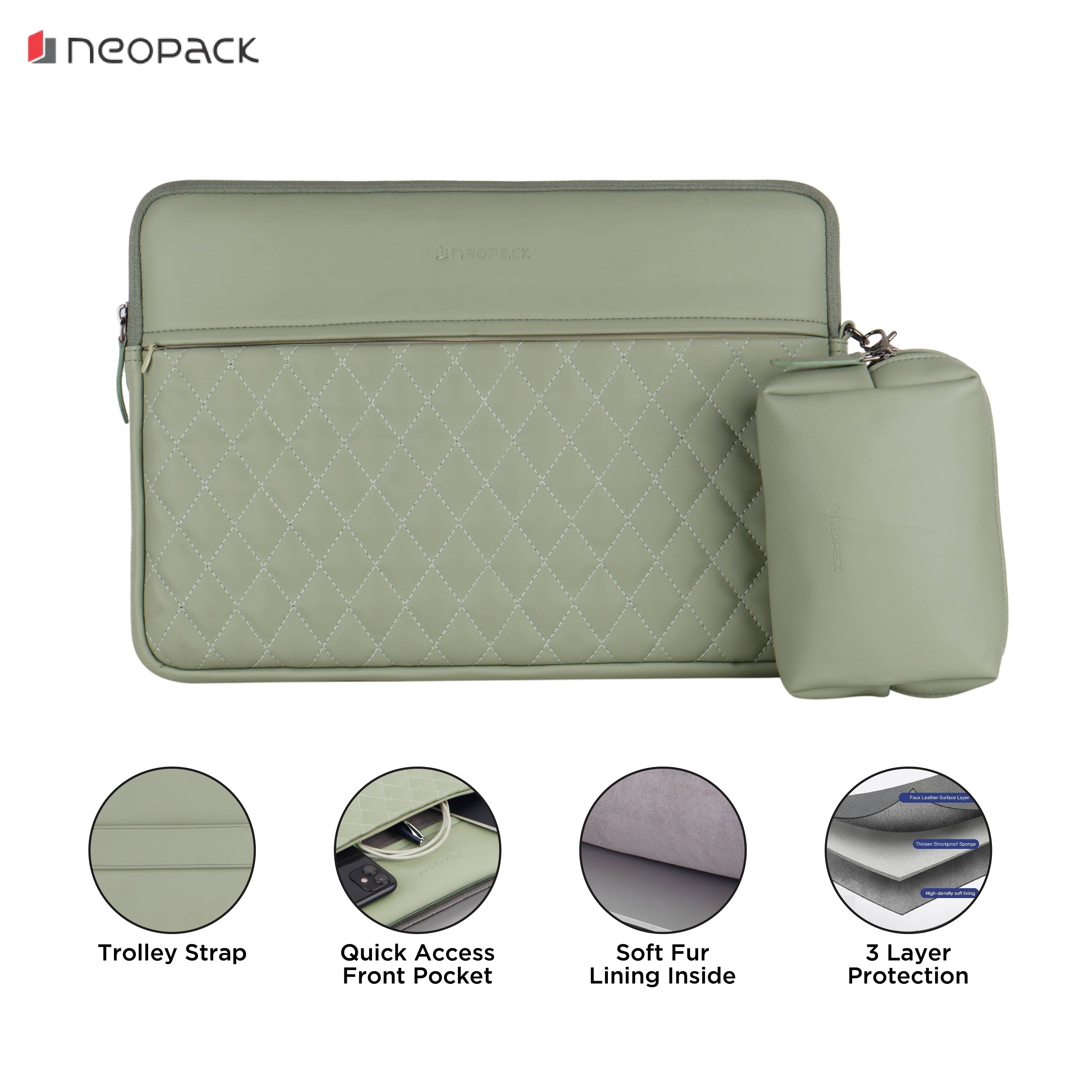 Stanley Sleeve With Pouch For Upto 14.2