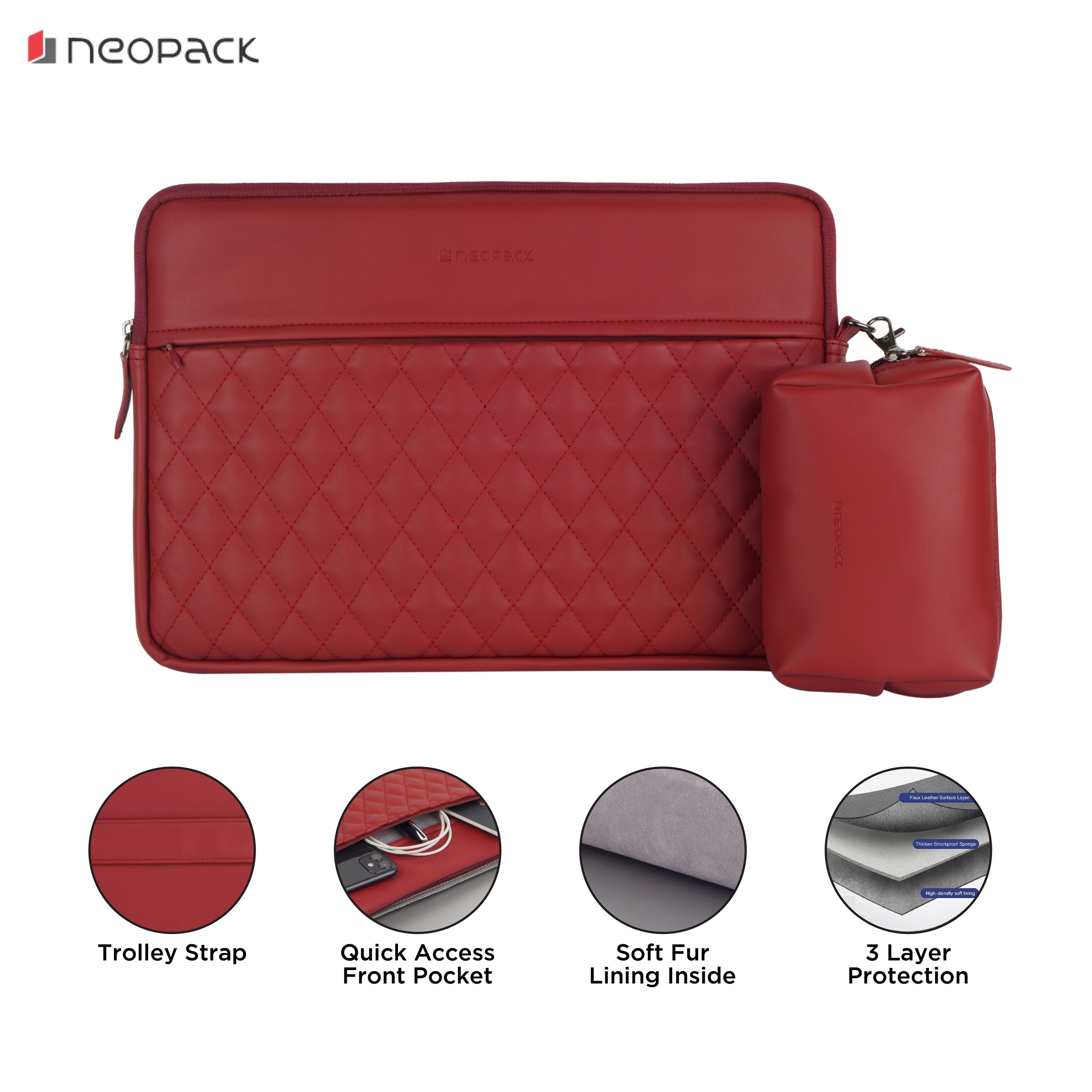 Stanley Sleeve With Pouch For Upto 14.2