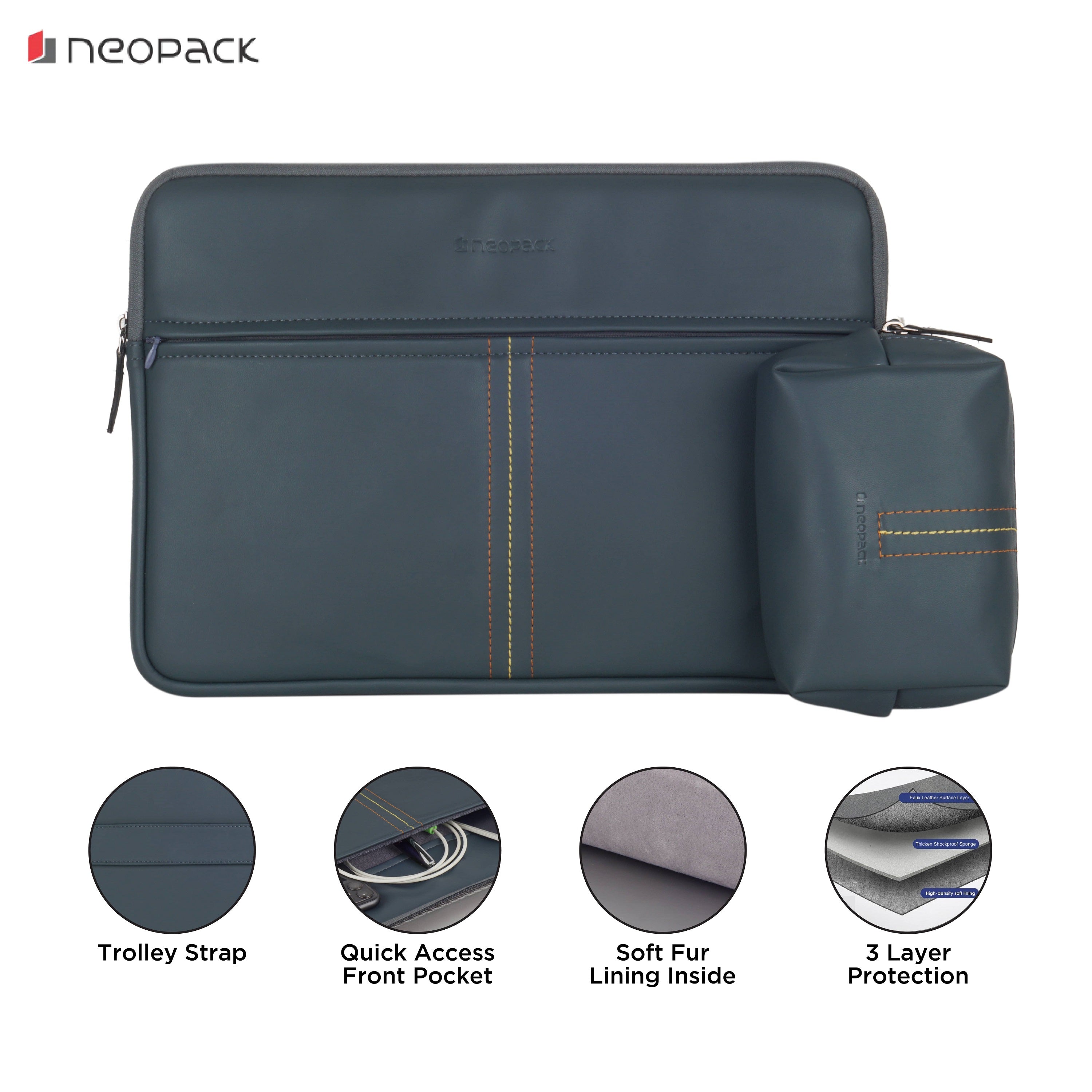 Stanley Sleeve With Pouch For Upto 14.2