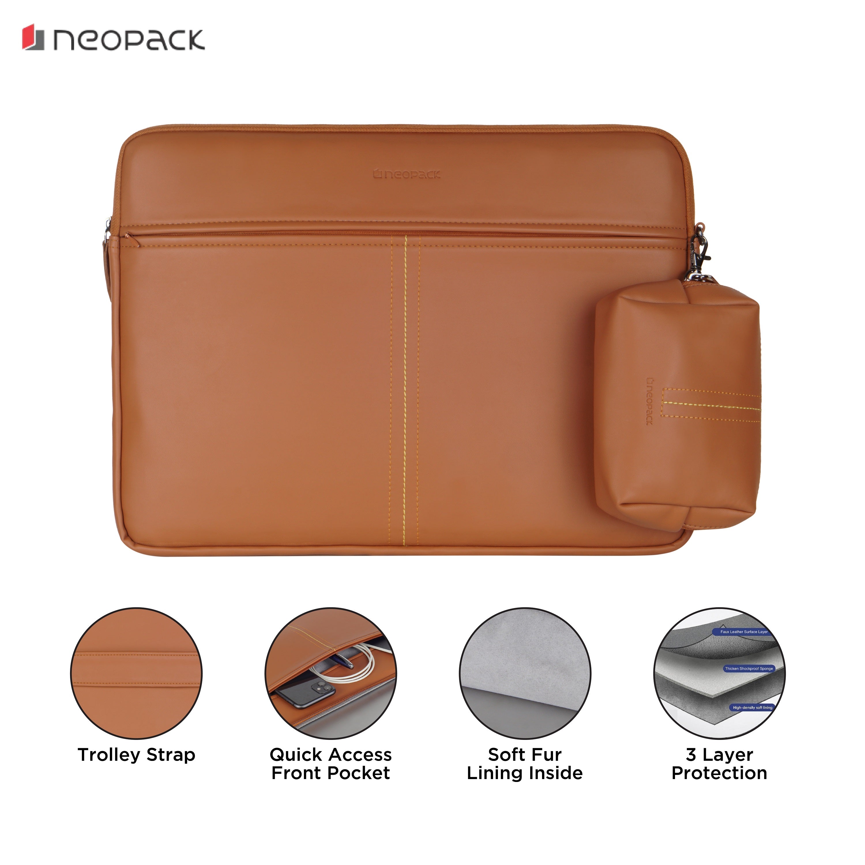 Stanley Sleeve With Pouch For Upto 16.2