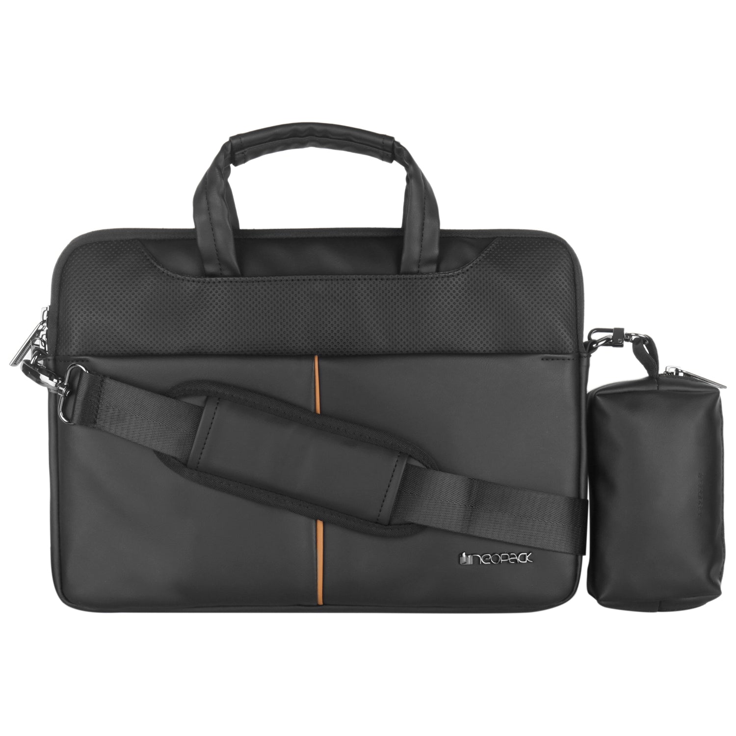 Leather Sleeve with Pouch for Upto 16.2