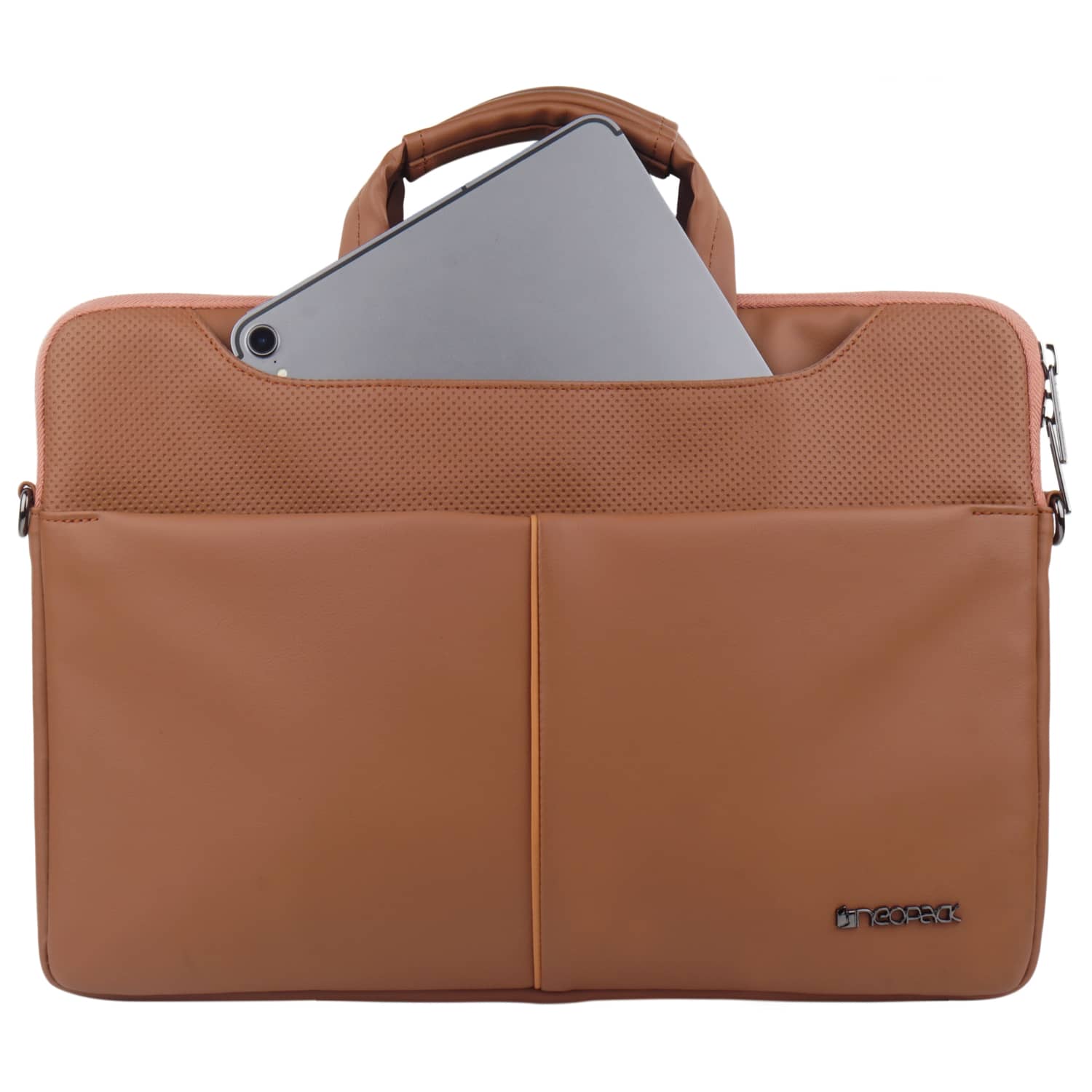 Leather Sleeve with Pouch for Upto 16.2