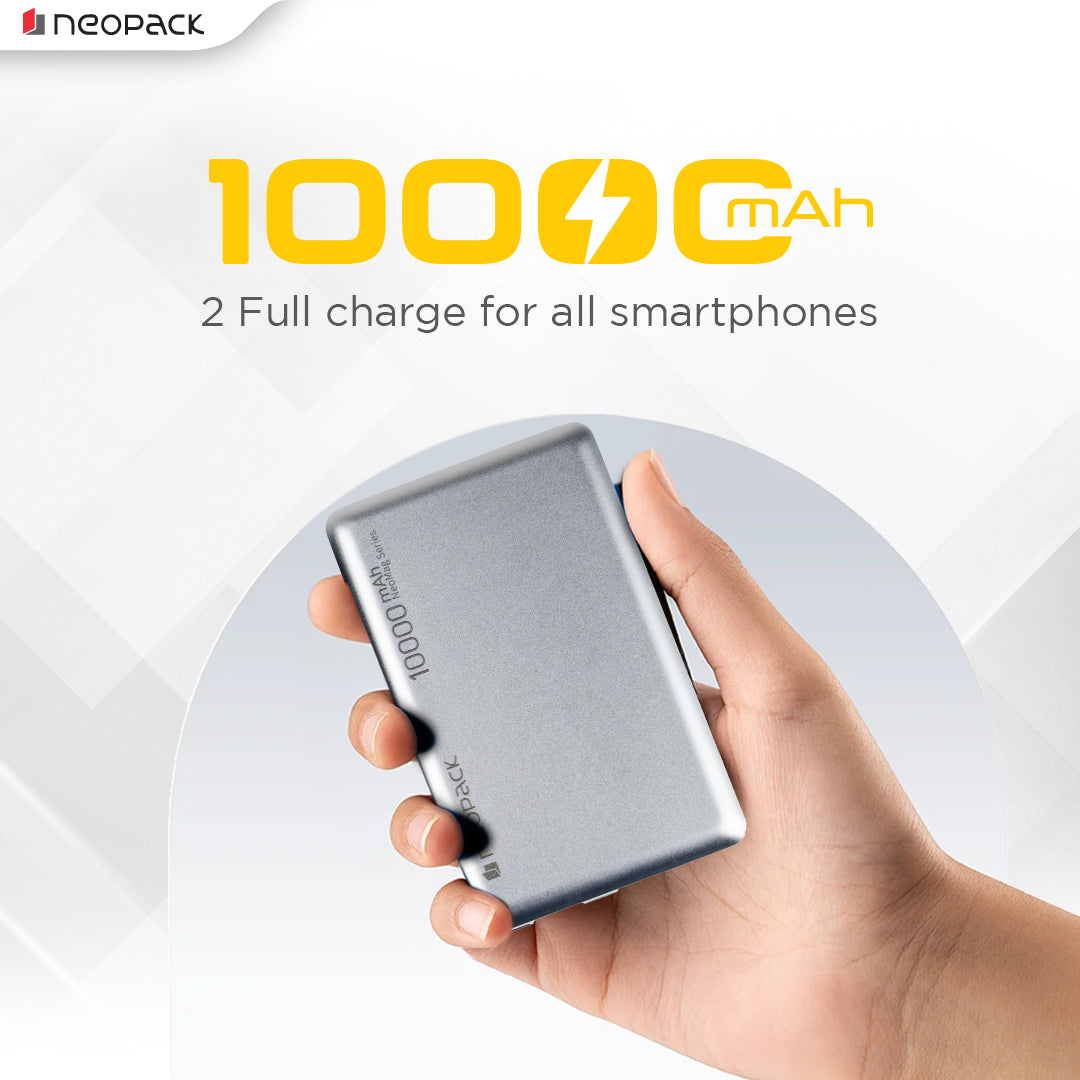 Flash MagSafe Power Bank 10000 mAh with Compatible Wireless Charging @ 15W & Type C @ 20W (Space Grey)