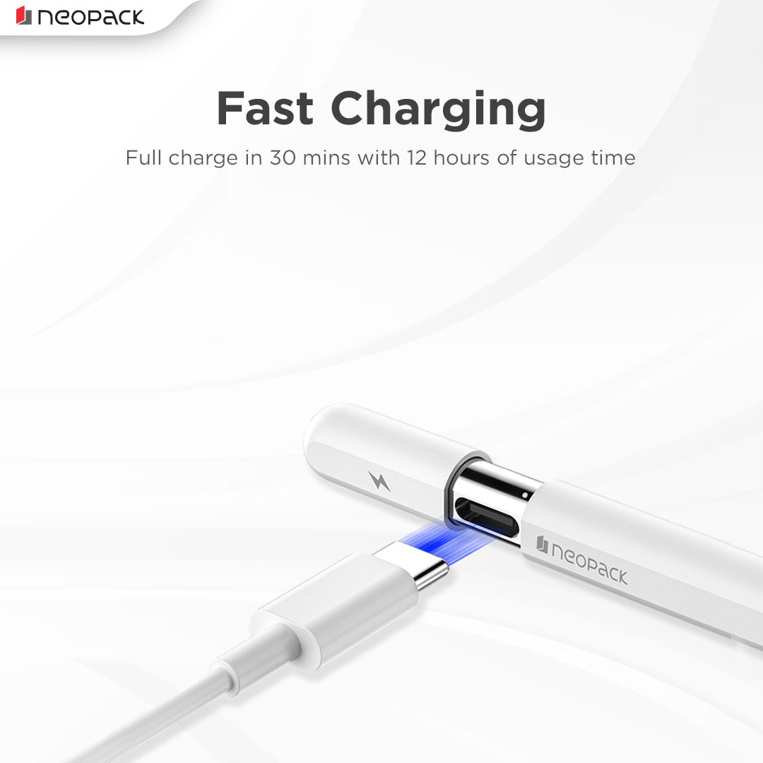 Sketch Pencil with USB-C Charging Port (White)