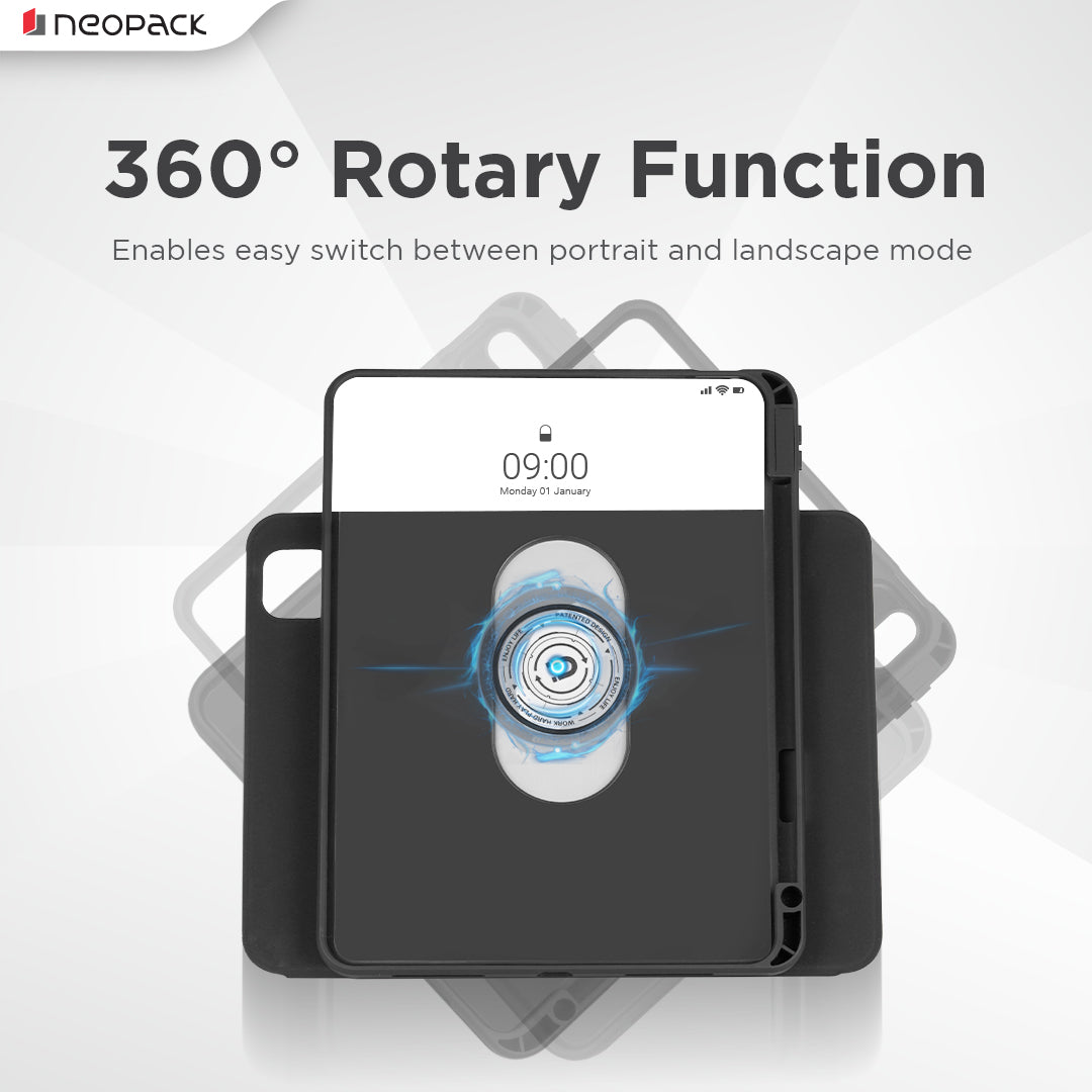 Swivel Magnetic Case with 360 Degree Rotating & Height Adjustment Function for iPad Pro 13