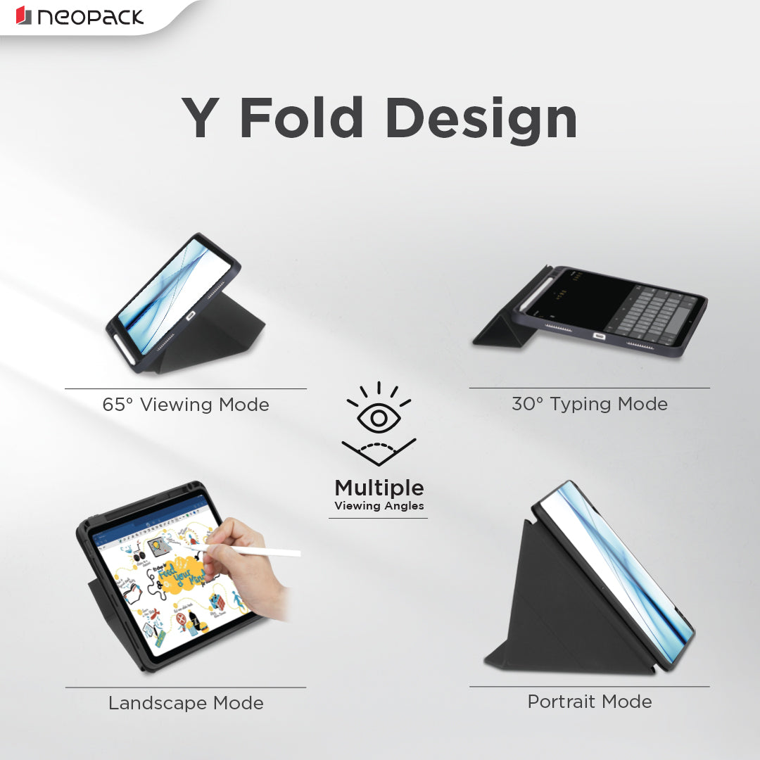 Swivel Magnetic Case with 360 Degree Rotating & Height Adjustment Function for iPad Air 13