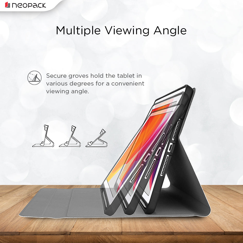 Universal Keyboard Folio Case with Trackpad for iPad 10 to 11