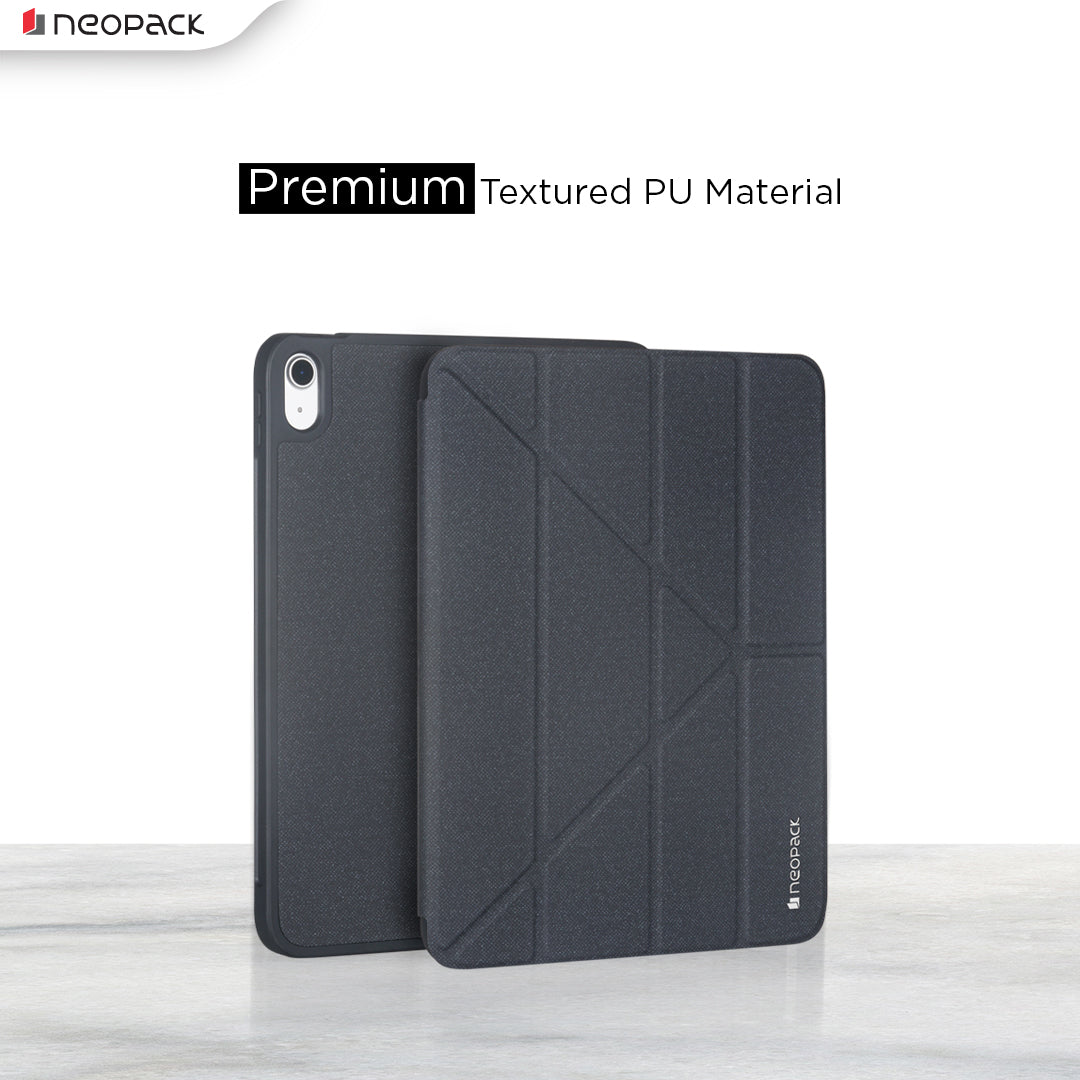 Zenith Y Fold Case with Apple Pencil Holder for iPad 10.9, Fits: 10th Gen and iPad 11, Fits: 11th Gen (Space Grey)