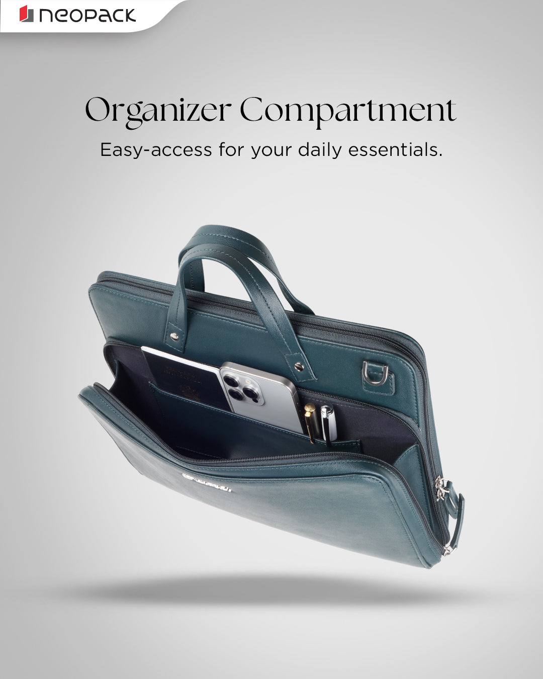 Evoque Slim Laptop Bag Fits Up to 16-Inch Macbooks & Laptops (Blue)