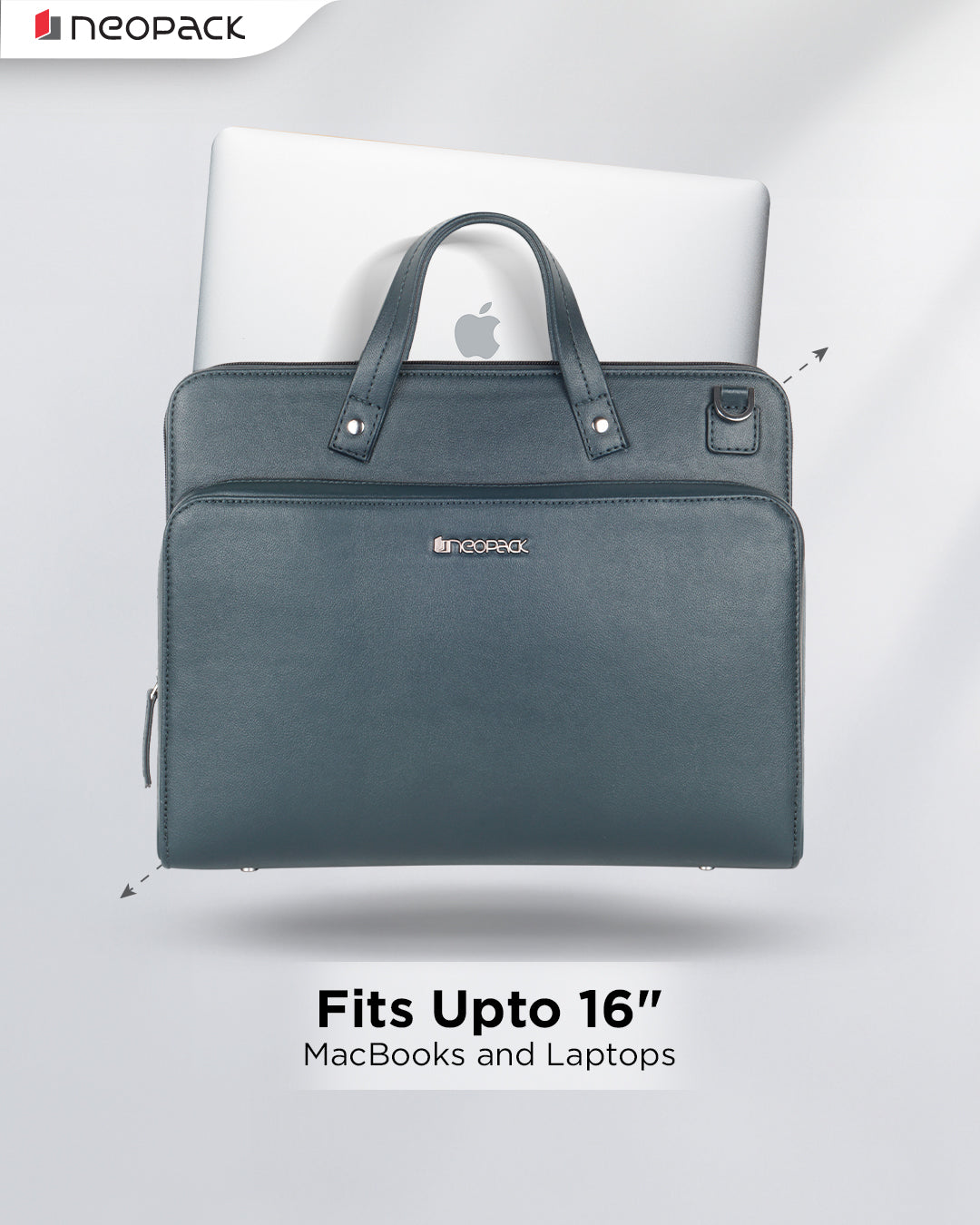 Evoque Slim Laptop Bag Fits Up to 16-Inch Macbooks & Laptops (Blue)