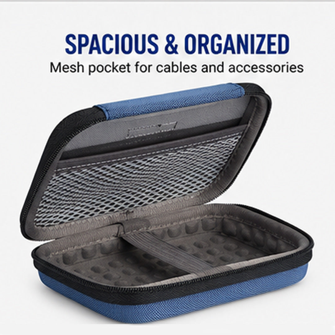 Portable Hard Drive Cover with Hard Shell Protection - Fits Upto 2.5