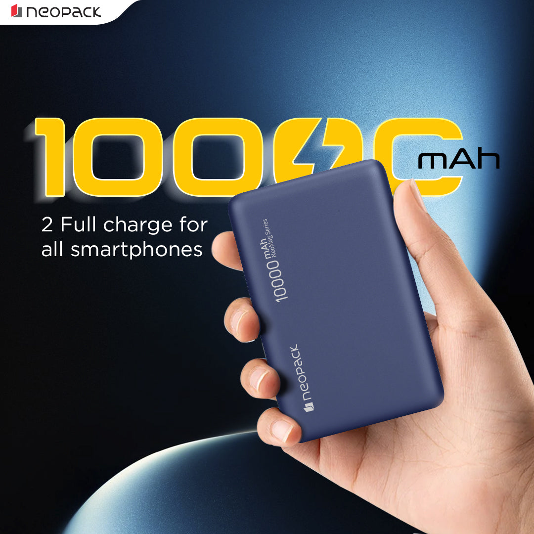 Rapid Pro Magsafe Power Bank 10000 mAH, 25W Fast Wireless Charging with Qi2 Technology (Navy Blue)
