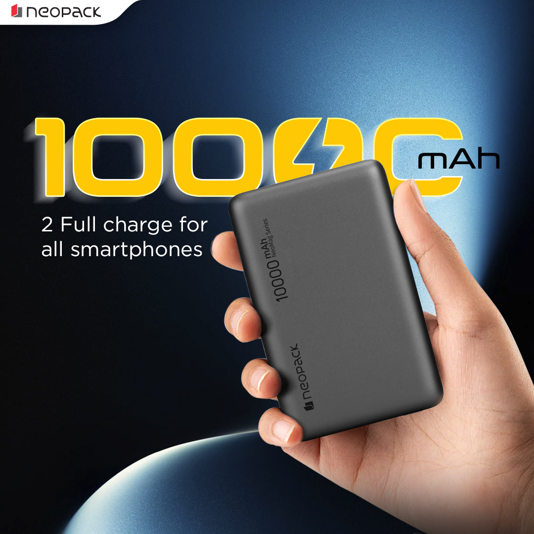 Rapid Pro Magsafe Power Bank 10000 mAH, 25W Fast Wireless Charging with Qi2 Technology (Space Grey)