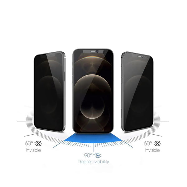 2.5D Privacy Tempered Glass for iPhone 15 Pro Max (Clear)