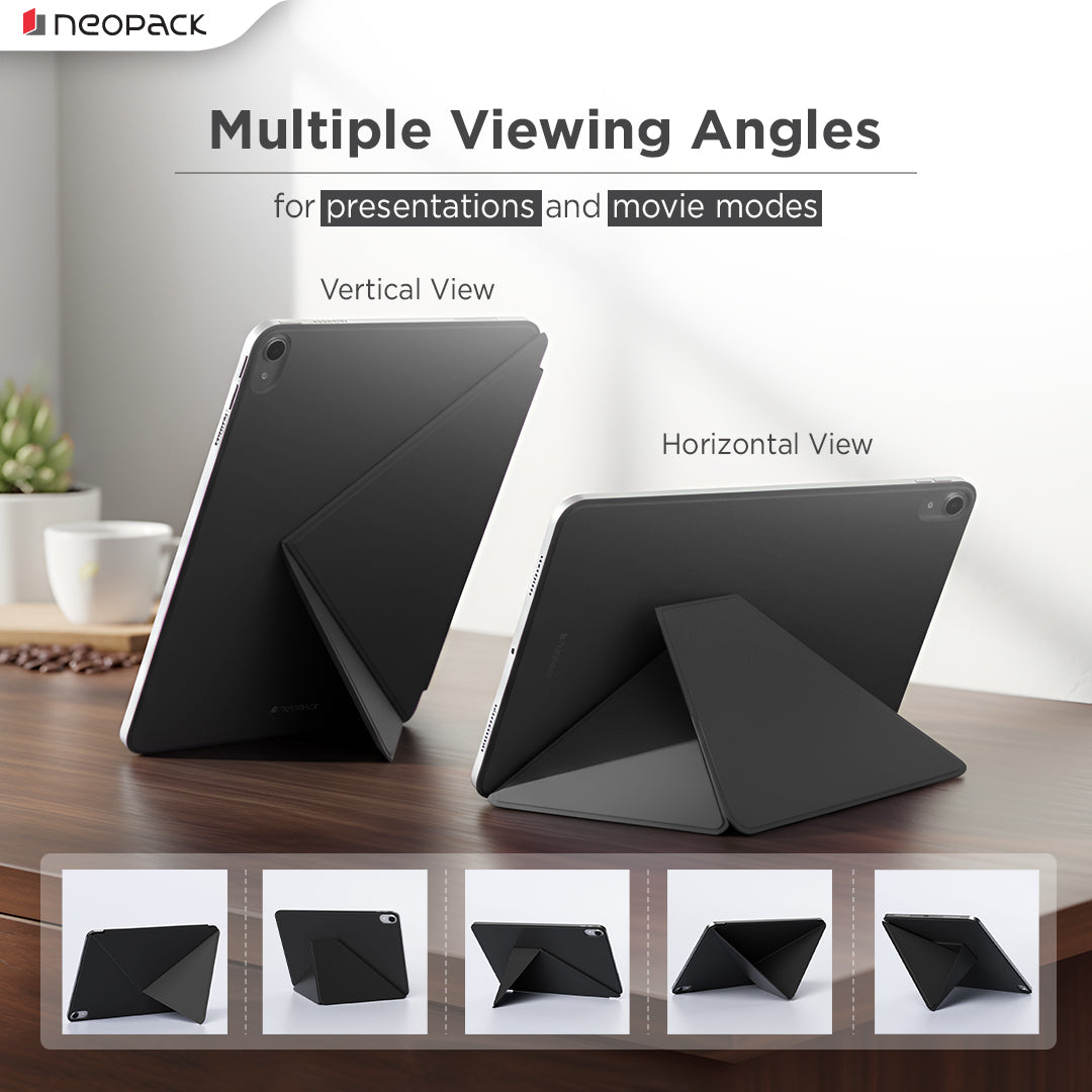 Skinny Case Magnetic Cover Compatible with iPad Air 11, Fits: M2 & M3 Models (Black)