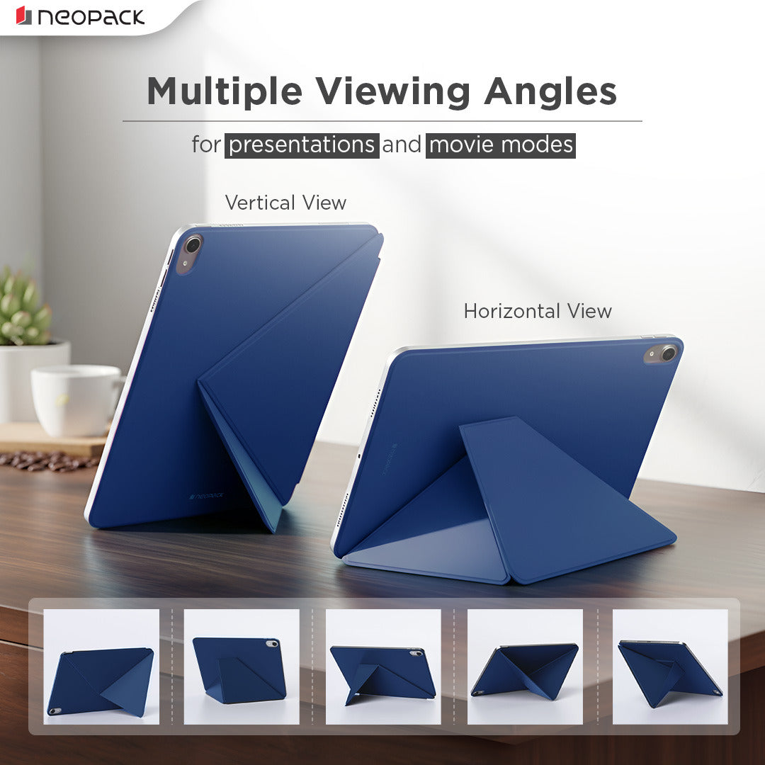 Skinny Case Magnetic Cover Compatible with iPad 10th Gen & A16 Model (Blue)