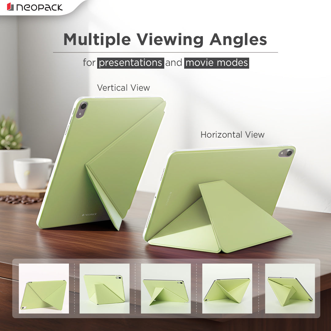 Skinny Case Magnetic Cover Compatible with iPad Air 11, Fits: M2 & M3 Models (Lime Green)