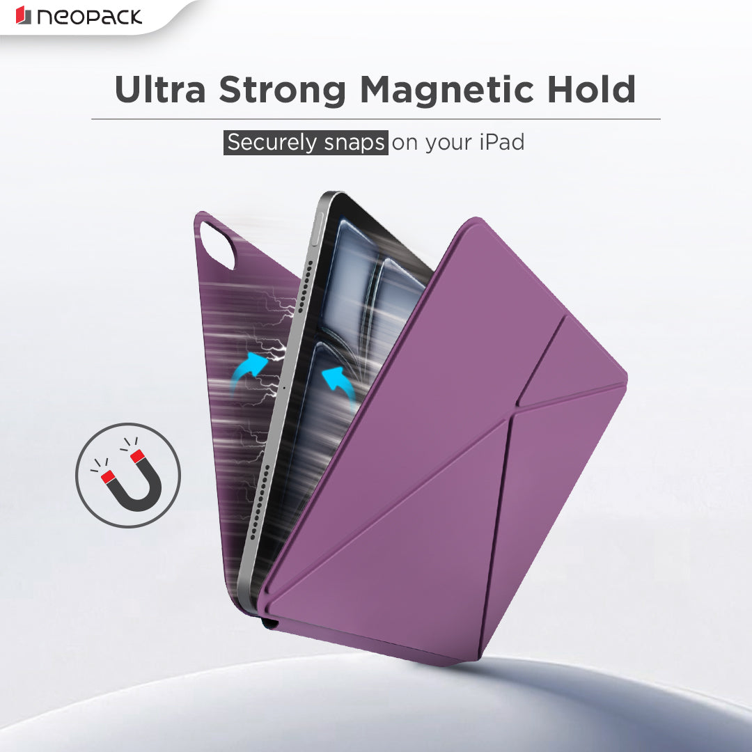 Skinny Case Magnetic Cover Compatible with iPad Air 11, Fits: M2 & M3 Models (Maroon)