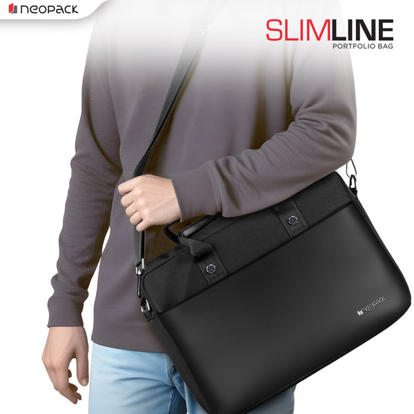 Slim-Line Professional Bag for Up to 16.2" Macbooks & 15" Laptops (Black)