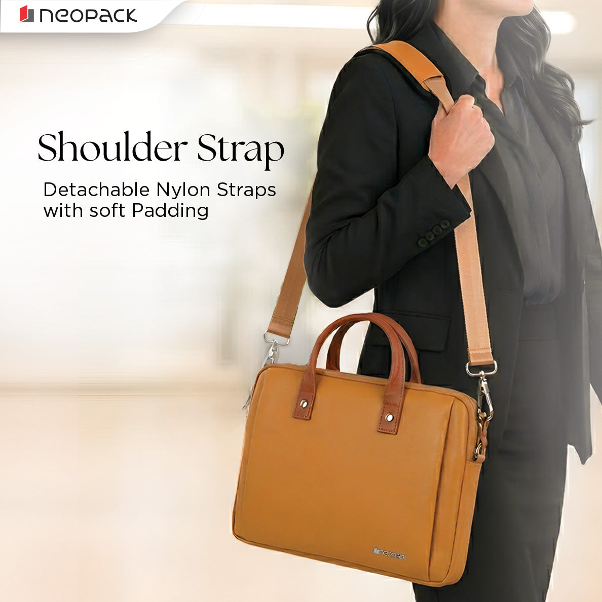 Elan Sleeve Slim Laptop Bag for Upto 14-Inch Macbooks & Laptops (Mustard)