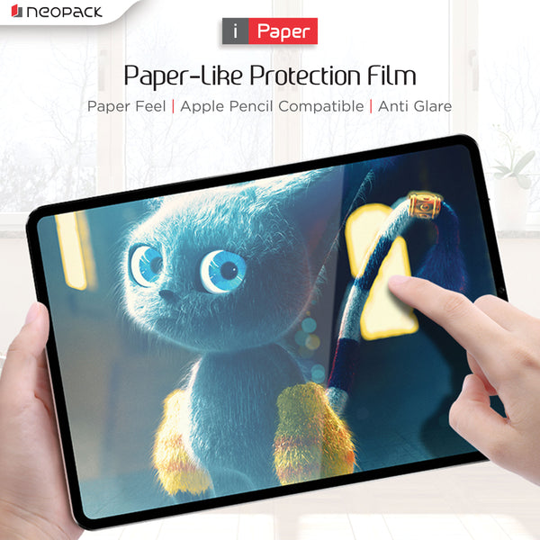 iPaper Paper Feel Screen Protector for iPad Pro 12.9", Fits: 3rd, 4th & 5th Gen (Clear)